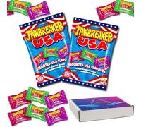 Jawbreakers Assorted USA Flavours Hard Candy Balls With a Bubblegum Centre Bag 99g - Pack of 2