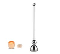 Jawbush Egg Cracker Egg Topper Cutter - Stainless Steel Egg Shell Opener, Egg Cracker Tool for Raw Eggs, Hard or Soft Boiled Eggs, Egg Shell Remover