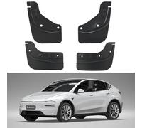 jawjut Mud Flaps for 2025 2026 Tesla Model Y Juniper Accessories- No-Drill Hidden Mount, All-Weather Splash Guards