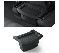 Jawjut Trash Can,Compatible with 2025 2026 Tesla Model Y Juniper,Garbage Can Bin Accessories,Rear Center Console Storage Box Organizer,Black
