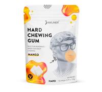 Jawliner® Jawline Chewing Gum Hard Chewing Resistance Workout Gum for Jawline Sculpting Hard Chewing Gum for Jaw Strength Facial Fitness Jaw Trainer Mewing for Men & Women Mango Sculpt 40 Pieces