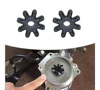 Jawmoy 2 PCS 56315-2K000FFF Flexible Steering Coupler Replacement, Automotive Power Steering Coupler, Plastic Steering Coupling Steering Column, Compatible with Hyundai Kia (Black)