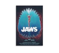 Jaws 1975Movie Decoration Pictorial Canvas Decoration Classic Movie Movie Poster Home Aesthetic Decoration12x18inch(30x45cm) Unframe-style-9