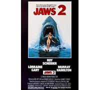 JAWS 2 Classic Movie Poster Various Sizes (Super A1 Size 24 x 36 ins)