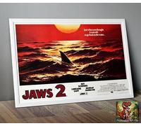 Jaws 2 King Size Poster XXL : 36"x24" Movie Repro Bring Your Walls To Life ! /OCT256
