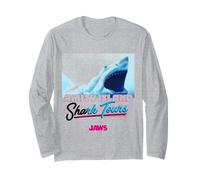 Jaws 2025 Amity Island Shark Tours Adventure Long Sleeve T-Shirt