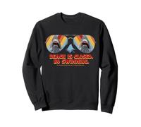 Jaws 2025 Beach Is Closed No Swimming Sweatshirt