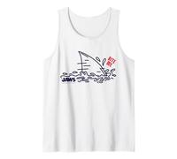 Jaws 2025 Bite Me Shark Art Tank Top