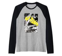Jaws 2025 Classic Movie Poster Art Raglan Baseball Tee