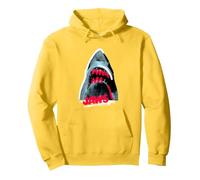 Jaws 2025 Shark Attack Fan Art Movie Pullover Hoodie, Adult Unisex, Lemon Yellow, Small