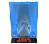 JAWS 3D Movie 1975 Poster diorama - 50th Anniversary Edition Light UP Base.
