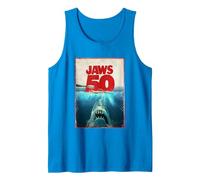 Jaws 50 Jaws 2025 Celebration Classic Tank Top, Men, Sapphire Blue, Large