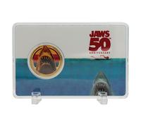 Jaws 50th Anniversary 24k Gold Plated Presentation Coin