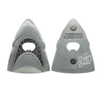 Jaws 50th Anniversary Heavy Duty Metal Shark Novelty Bottle Opener in Metallic Silver Jaws Metallic Silver