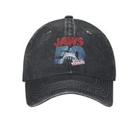 Jaws 50th Anniversary Iconic Movie Baseball Caps Men Women Distressed Denim Washed Snapback Classic Shark Outdoor Soft Caps Hat Cotton,for All Seasons