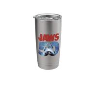 Jaws 50th Anniversary Logo Front & Back Stainless Steel Insulated Tumbler
