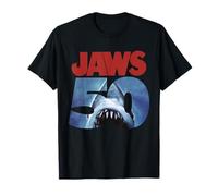 Jaws 50th Anniversary Logo Front & Back T-Shirt