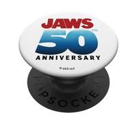 Jaws 50th Anniversary Logo Gradient PopSockets Adhesive PopGrip