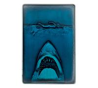 Jaws 50th Anniversary Poster Limited Edition Metal Collector's Ingot in Blue Jaws Blue