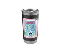Jaws 50th Anniversary Poster Pool Front & Back Stainless Steel Insulated Tumbler