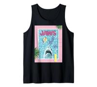 Jaws 50th Anniversary Poster Pool Front & Back Tank Top