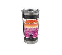Jaws 50th Anniversary Poster Psychedelic Terror 2-Sided Stainless Steel Insulated Tumbler