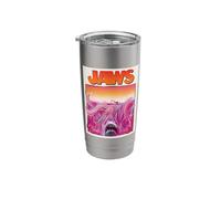 Jaws 50th Anniversary Poster Psychedelic Terror 2-Sided Stainless Steel Insulated Tumbler