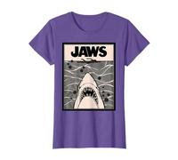 Jaws 50th Anniversary Poster Sepia Front & Back T-Shirt