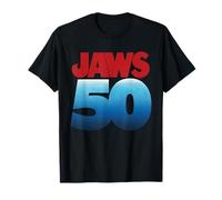Jaws 50th Logo Dark Gradient T-Shirt