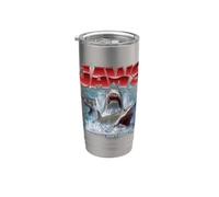 Jaws 90s Collage Bigger Boat Stainless Steel Insulated Tumbler