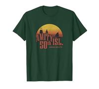 Jaws Amity Island 50th Annual Regatta T-Shirt, Men, Dark Green, Small