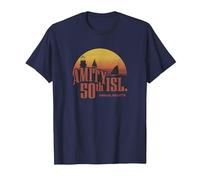 Jaws Amity Island 50th Annual Regatta T-Shirt, Men, Navy Blue, X-Large