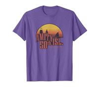 Jaws Amity Island 50th Annual Regatta T-Shirt, Men, Purple Heather, X-Large