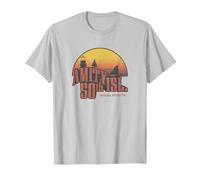 Jaws Amity Island 50th Annual Regatta T-Shirt, Men, Silver Grey, Large