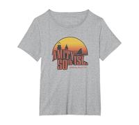 Jaws Amity Island 50th Annual Regatta T-Shirt, Women's Plus, Heather Grey, 2X