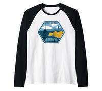 Jaws Amity Island Orca Boat Raglan Baseball Tee