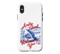 Jaws Amity Island Welcomes You Front & Back Case for iPhone X/XS