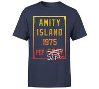 Jaws Amity Population T-Shirt - Navy - XL