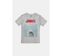 Jaws Boy's Movie Poster Boys T-Shirt Grey | Size: 9-10 Years Jaws Grey 9-10 Years