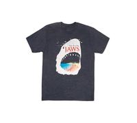 Jaws by Peter Benchley Retro Adult T-Shirt - Unisex Shirt for Book Lovers, Vintage Navy, L