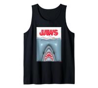 Jaws Classic Movie Shark Swimmer Art Tank Top