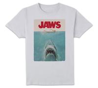 Jaws Classic Poster T-Shirt - White - 3XL