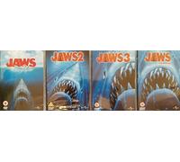 JAWS COMPLETE COLLECTION DVD QUADRILOGY jaws + jaws 2 + jaws 3 + jaws 4 the revenge STEVEN SPIELBERG
