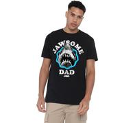 Jaws Father's Day Jawsome Dad Unisex T Shirt, Black, Medium