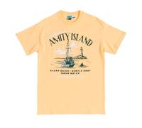 Jaws Greetings from Amity Island Yellow Haze T Shirt