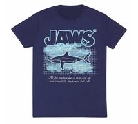 Jaws Men's Great White Info T-Shirt in Navy | Size: Medium Jaws Navy M