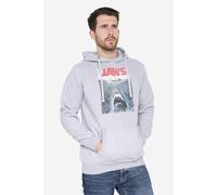 Jaws Men's Poster Scratch Pullover Hoodie Grey | Size: 2XL Jaws Grey 2XL