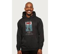 Jaws Movie Poster Hooded Sweatshirt in Black | Size: XL Jaws Black XL