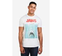 Jaws Movie Poster Mens T-Shirt White Jaws White XL