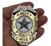 Jaws Prop Replica Amity Island Police Chief Badge & Patch Limited Edition - Factory Entertainment